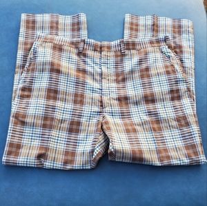 Vintage Haggar Slacks Plaid Golf Pants 60s 70s 1960s